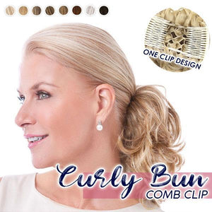 Curly Bun Comb Clip