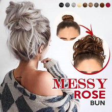 Load image into Gallery viewer, Instant &quot;Messy Rose&quot; Bun
