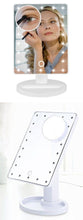 Load image into Gallery viewer, Mini Hollywood Mirror With Touchscreen &amp; 10x Zoom
