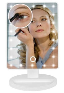 Mini Hollywood Mirror With Touchscreen & 10x Zoom