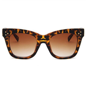 Bold Frame Classic Cat Eye Sunglasses