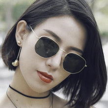 Load image into Gallery viewer, Hexagon Metal Frame Vintage Sunglasses 222
