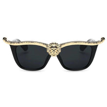 Load image into Gallery viewer, Lionhead Oversized Cat Eye Sunglasses
