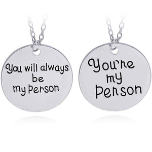 You're my Person Necklace Set of 2