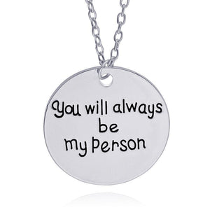 You're my Person Necklace Set of 2