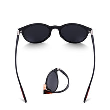 Load image into Gallery viewer, Oval Frame Retro Rivet Polarized Sunglasses
