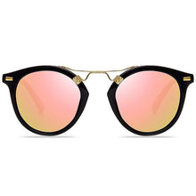 Load image into Gallery viewer, Oval Mirrored Lens Retro Sunglasses

