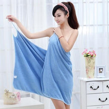 Load image into Gallery viewer, Wearable Microfiber Towel Dress
