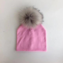 Load image into Gallery viewer, Baby &amp; Toddlers Cotton Hat With Pom Pom

