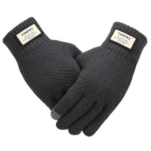 Glam™ Knitted Touch Screen Cashmere Wool Gloves
