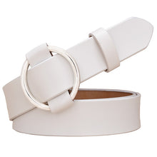 Load image into Gallery viewer, BHK™ Genuine Leather Round Ring Buckle Belt for Women
