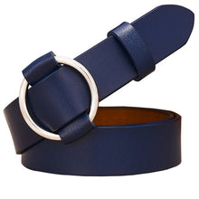 Load image into Gallery viewer, BHK™ Genuine Leather Round Ring Buckle Belt for Women
