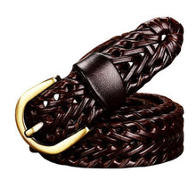 Load image into Gallery viewer, BHK™ Genuine Leather Braided Belt for Women
