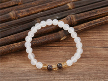 Load image into Gallery viewer, Natural White Chalcedony Positivity Bracelet
