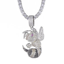 Load image into Gallery viewer, Ice Shark. Iced Hornet Necklace
