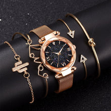 Load image into Gallery viewer, Magnetic Night Sky Quartz Watch 5 pcs Set

