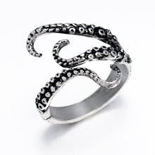 Load image into Gallery viewer, Antique Tentacle Adjustable Ring
