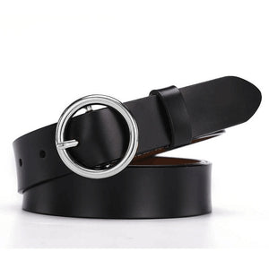 NO.ONEPAUL™ Women's Ring Buckle Genuine Leather Belt
