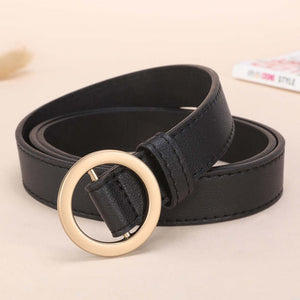 NO.ONEPAUL™ Women's Ring Buckle Genuine Leather Belt