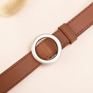 NO.ONEPAUL™ Women's Ring Buckle Genuine Leather Belt