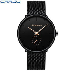 CRRJU™ Unisex Casual Ultra-Slim Watch