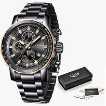 Load image into Gallery viewer, LIGE™  Black Knight Chronograph Watch for Men
