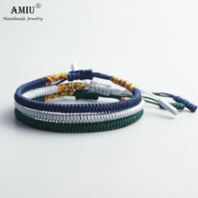 Load image into Gallery viewer, Lucky Handmade Buddhist Knots Rope Bracelet
