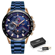 Load image into Gallery viewer, LIGE™ Hedonic Luxury Quartz Watch for Men
