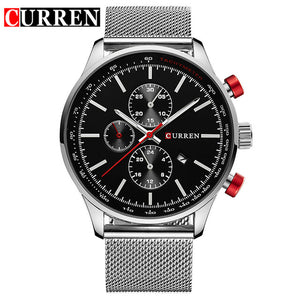 TACHYMETER SPORTS WATCH WITH ALLOY BAND