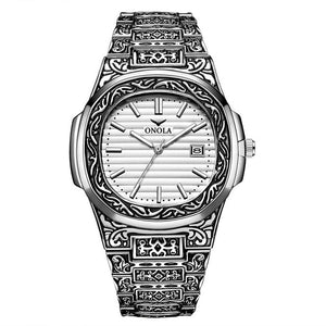 PRESTIGE - LUXURY ENGRAVED WRIST WATCH