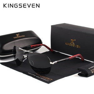 KINGSEVEN™ Men's Polarized Aviator Sunglasses