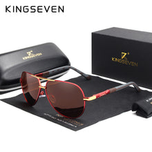 Load image into Gallery viewer, KINGSEVEN™ Men&#39;s Polarized Aviator Sunglasses
