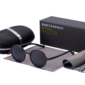 BARCUR Retro Style Hot Round Sunglasses UV400