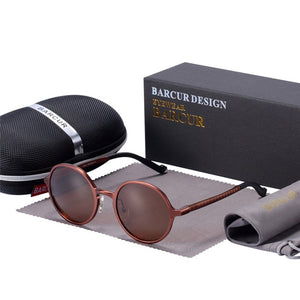 BARCUR Retro Style Hot Round Sunglasses UV400