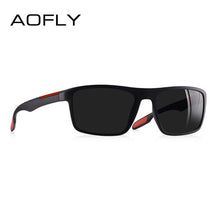 Load image into Gallery viewer, Aofly Polarized Square Aviator Sunglasses
