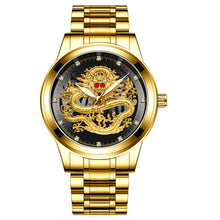 Load image into Gallery viewer, Timeless Red Dragon™ Men’s Gold Timepiece
