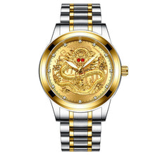 Load image into Gallery viewer, Timeless Red Dragon™ Men’s Gold Timepiece
