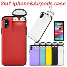 Load image into Gallery viewer, Airphocase™ AirPods Holder Hard Case for Apple iPhone
