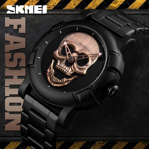 MANNER™ Stainless Steel Skull Watch