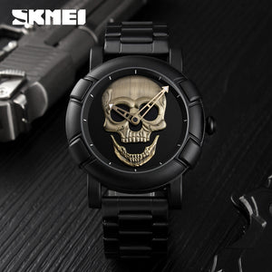 MANNER™ Stainless Steel Skull Watch