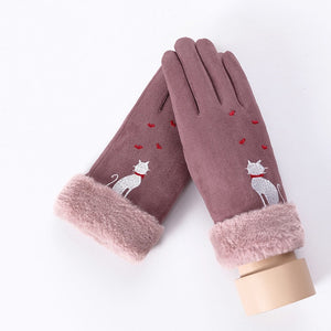 Noble™ Cashmere Touch Screen Gloves with Double Thick Plush