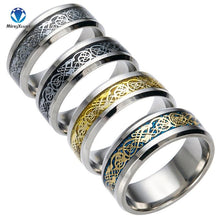 Load image into Gallery viewer, Tribal Dragon 316L Stainless-Steel Ring
