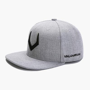 Valourian™ Embroidered Flat-Bill Snapback Cap