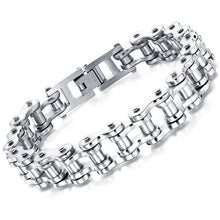 Load image into Gallery viewer, Cool Stainless Steel Biker Chain Bracelet for Men
