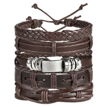 Load image into Gallery viewer, IF ME™ Vintage Multi-Layer Men&#39;s Leather Bracelet Sets
