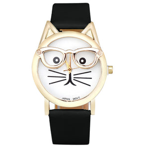 Cat With Glasses WristWatch