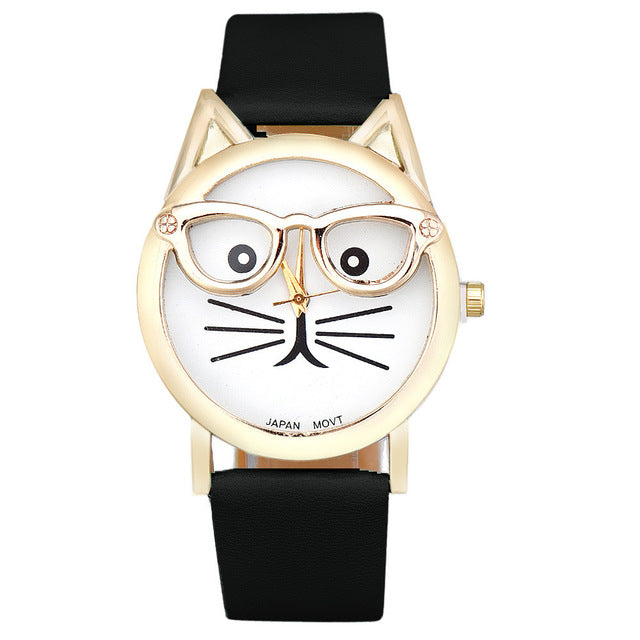 Cat With Glasses WristWatch