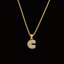 Load image into Gallery viewer, Custom Bubble Letters Name Pendant Iced out
