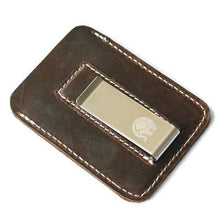 Load image into Gallery viewer, Genuine Leather Wallet with Money-Clip
