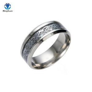 Tribal Dragon 316L Stainless-Steel Ring